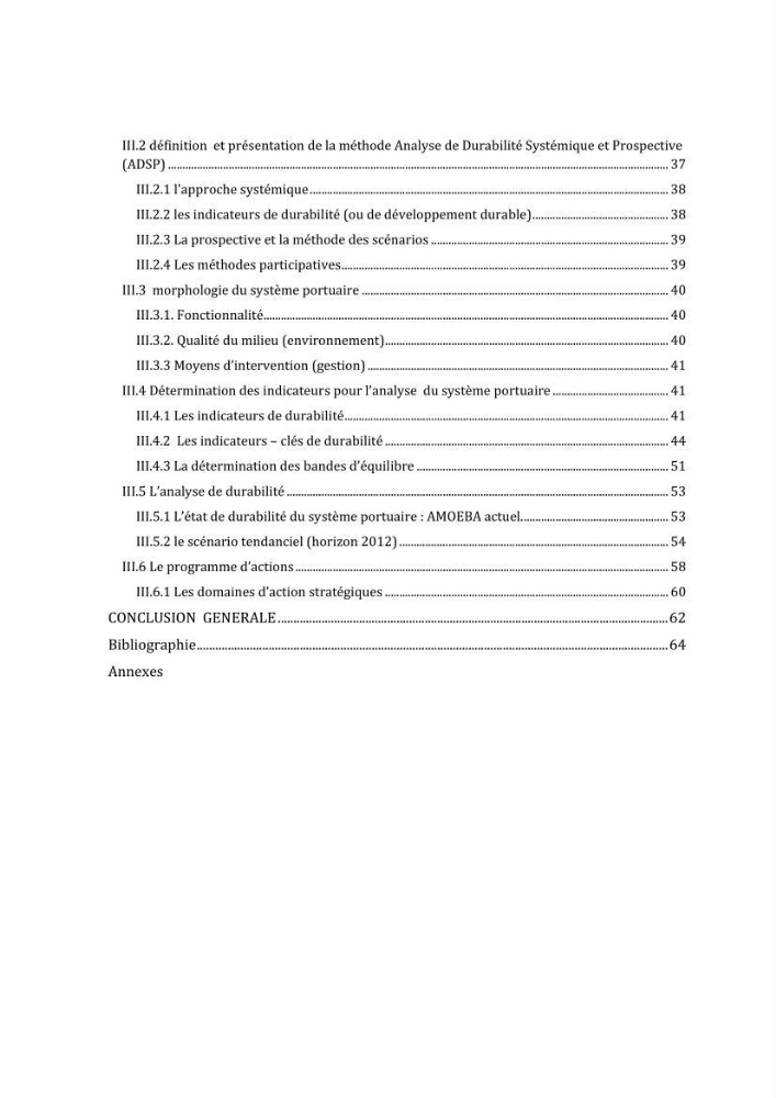 Contribution à la stratégie de développement durable d\'une zone portuaire