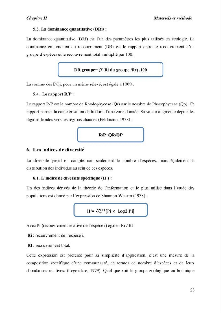 Contribution à l\'étude du peuplement algal de substart dur dans la région de Tipaza