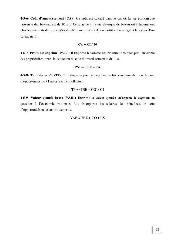 Etude des indicateurs socio-economiques de la pecherie sardinière dans le port de Zemmouri El Bahri (Boumerdes)