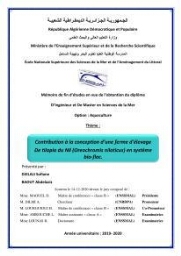 Contribution à la conception d’une ferme d'élevage De tilapia du Nil (Oreochromis niloticus) en système bio-floc.:
