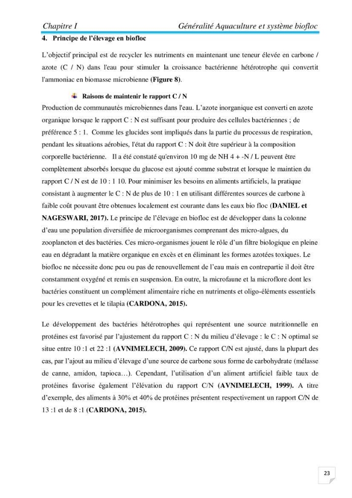 Contribution à la conception d’une ferme d\'élevage De tilapia du Nil (Oreochromis niloticus) en système bio-floc.:
