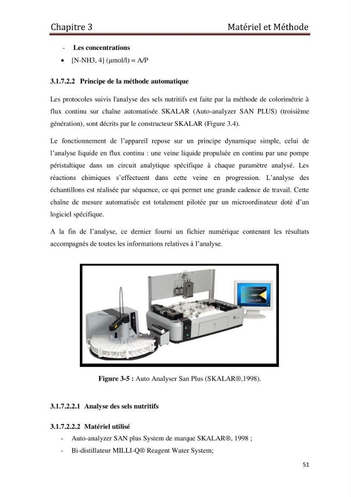 Les paramètres physico-chimiques et les sels nutritifs dans les eaux côtières Algéroises ( Baie d\'Alger, la baie de Bou-Ismail: