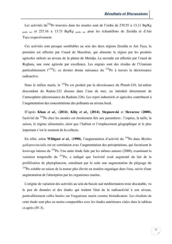 Contribution à l’évaluation des risques environnementaux radioactifs et métalliques sur la biodiversité de quelques organismes marins