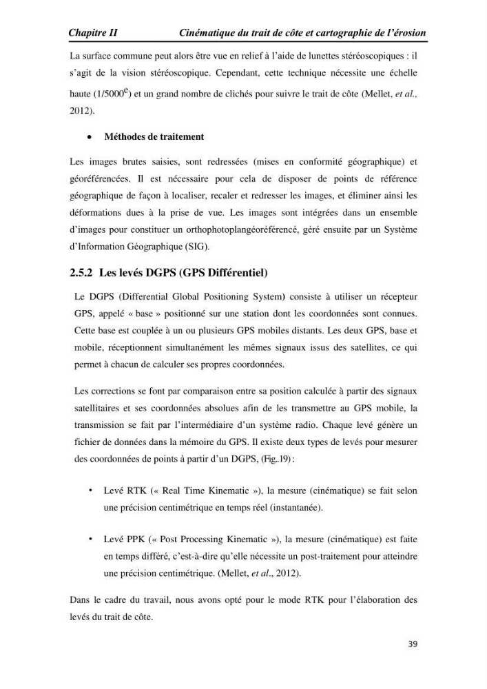 Etude et évaluation de l\'état de la vulnérabilité du système côtier de la zone Est-Algéroise: