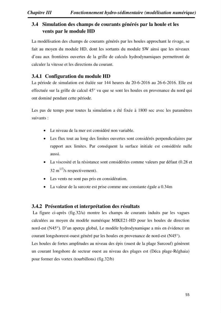Etude et évaluation de l\'état de la vulnérabilité du système côtier de la zone Est-Algéroise: