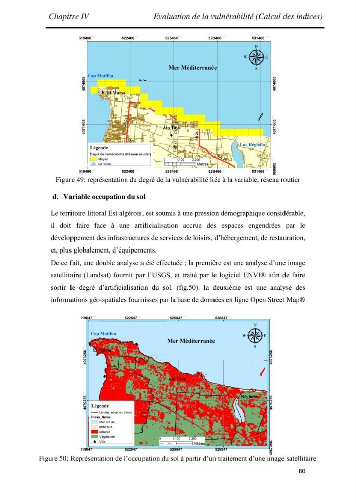 Etude et évaluation de l\'état de la vulnérabilité du système côtier de la zone Est-Algéroise: