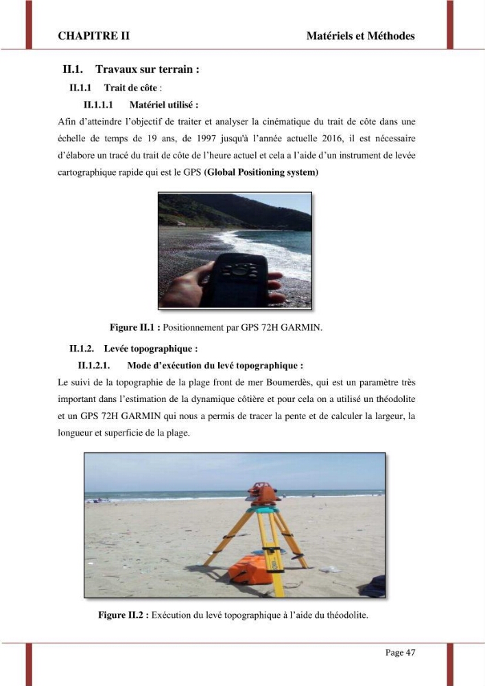 Processus morpho-sédimentaire et évolution multi-échelle de la plage front de mer de la ville de boumerdes
