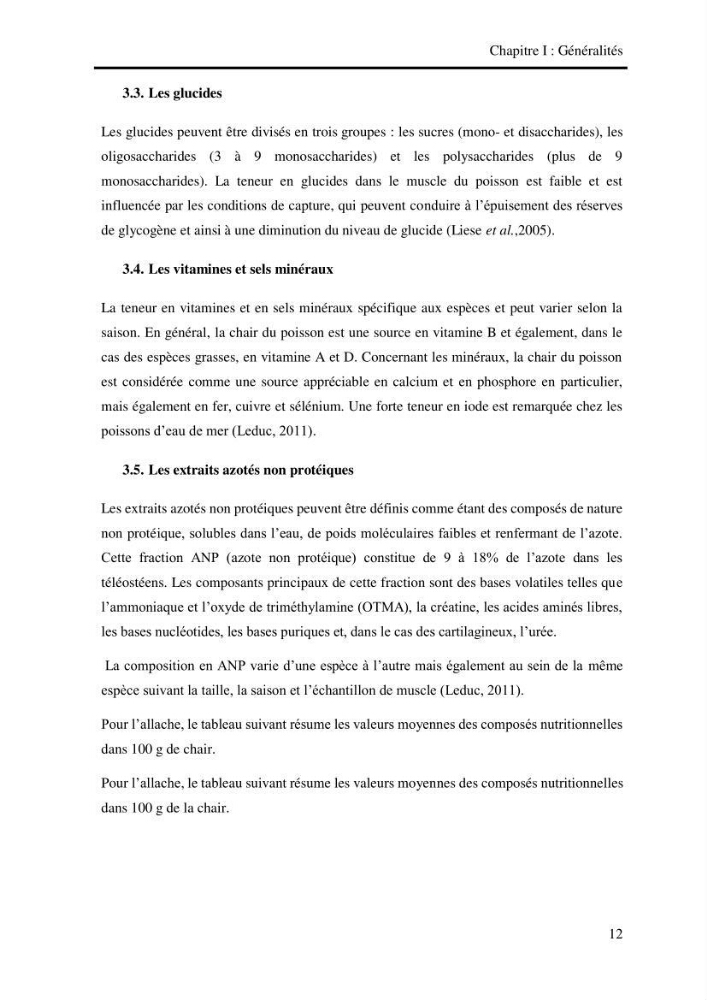 Effet des engins de pêche sur la qualité organoleptique et hygiénique de l\'allache Sardeinella aurita Valenciennes,1847 de la région centre de la côte Algérienne