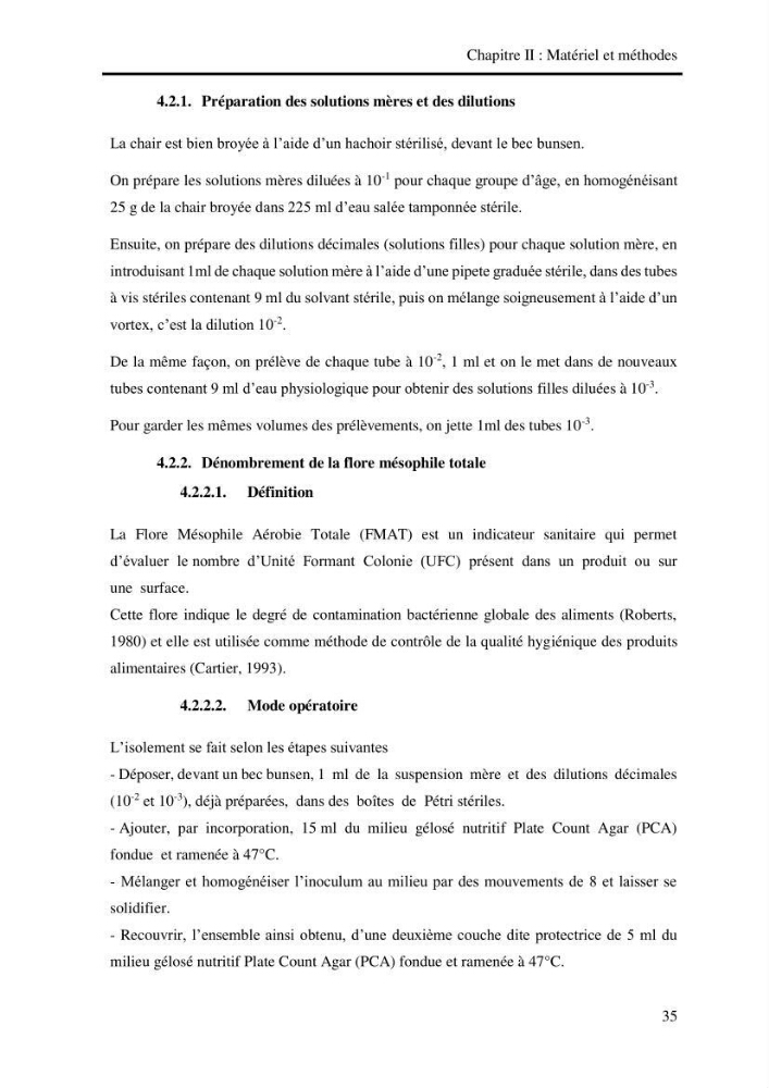 Effet des engins de pêche sur la qualité organoleptique et hygiénique de l\'allache Sardeinella aurita Valenciennes,1847 de la région centre de la côte Algérienne