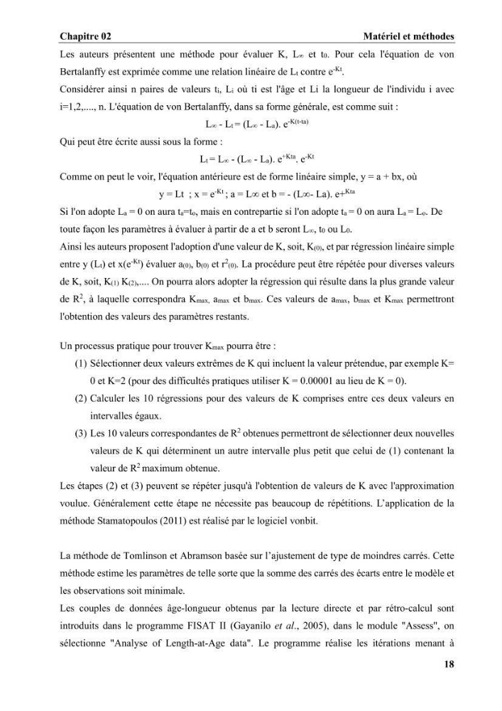 Age, croissance et reproduction de la sole Pegusa lascaris (Risso, 1810) des eaux centre algériennes