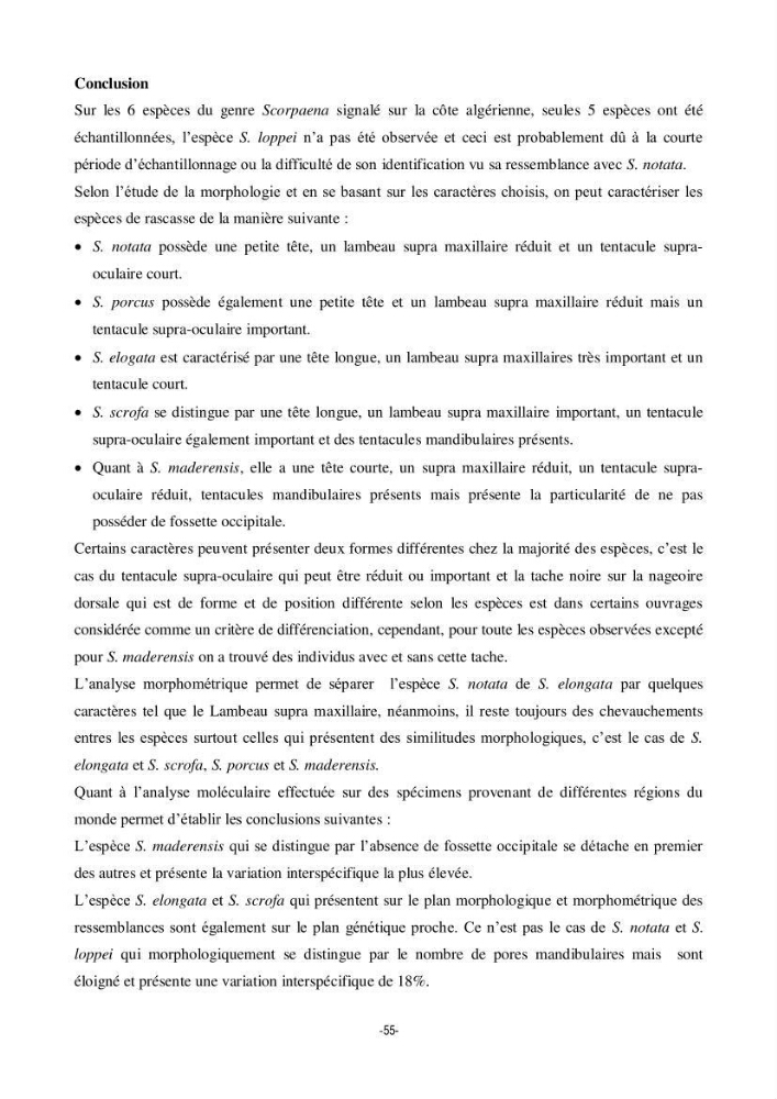 Contribution à la systématique de deux familles d\'Osteichthyens ( Scorpaenidae et Labridae) :: morphologie, morphométrie et génétique moléculaire