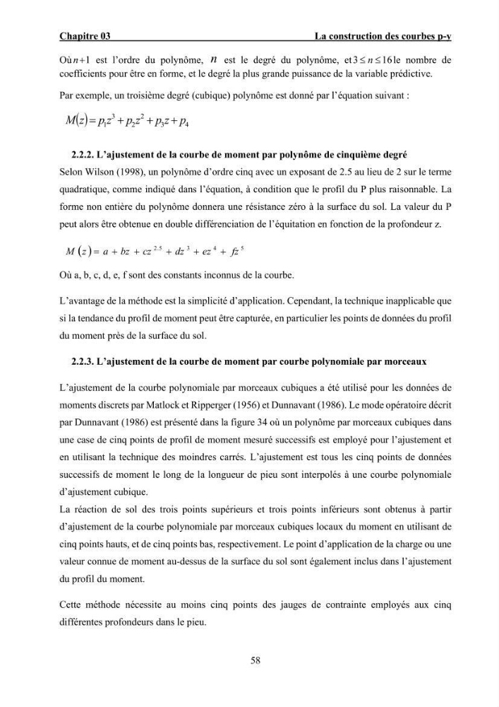 Dimensionnement des fondations sur pieux sous charge horizontale – étude comparative des méthodes de calcul dans un sol sableux saturé: