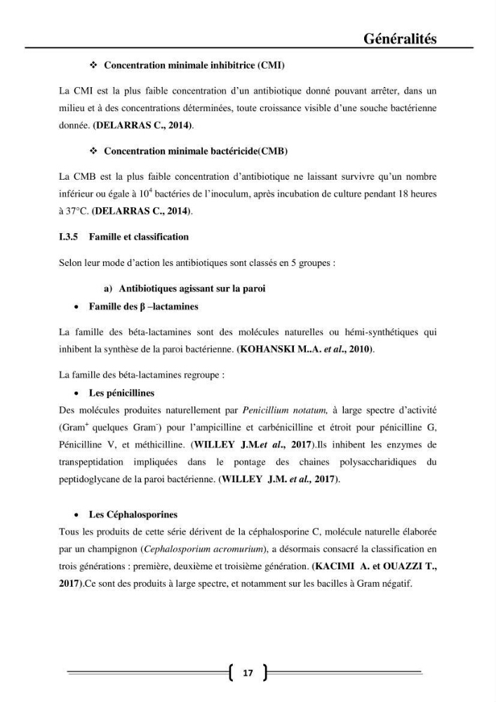 Caractérisation et évaluation de la résistance aux antibiotiques chez les entérocoques dans le milieu marin .