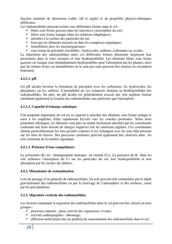 Fixation et dépôt de la radioactivité dans les compartiments de l\'environnement, air, sol et milieu marin au niveau de la région d\'Alger