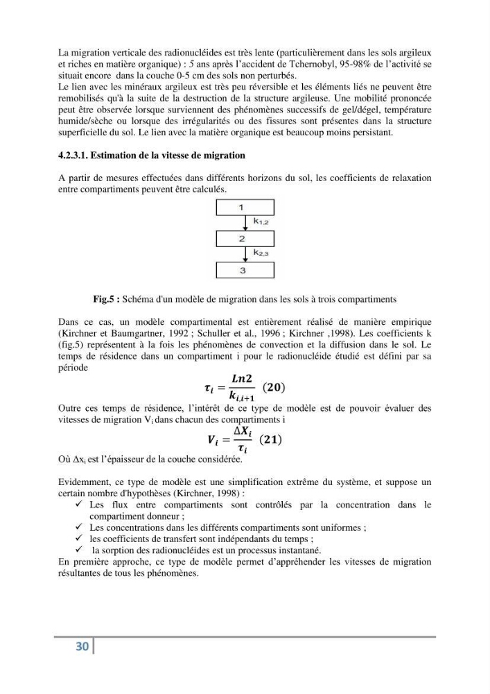Fixation et dépôt de la radioactivité dans les compartiments de l\'environnement, air, sol et milieu marin au niveau de la région d\'Alger