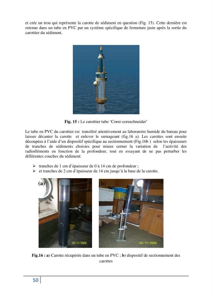 Fixation et dépôt de la radioactivité dans les compartiments de l\'environnement, air, sol et milieu marin au niveau de la région d\'Alger