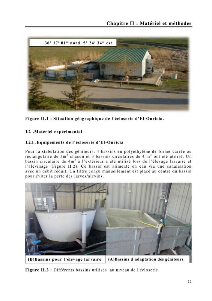 Maîtrise et suivi de la reproduction de quelques espèces de poissons d’eau douce:
