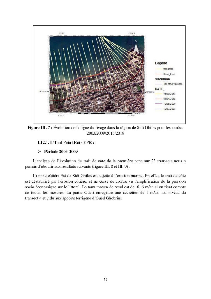 Etude de protection du rivage de Sidi Ghiles