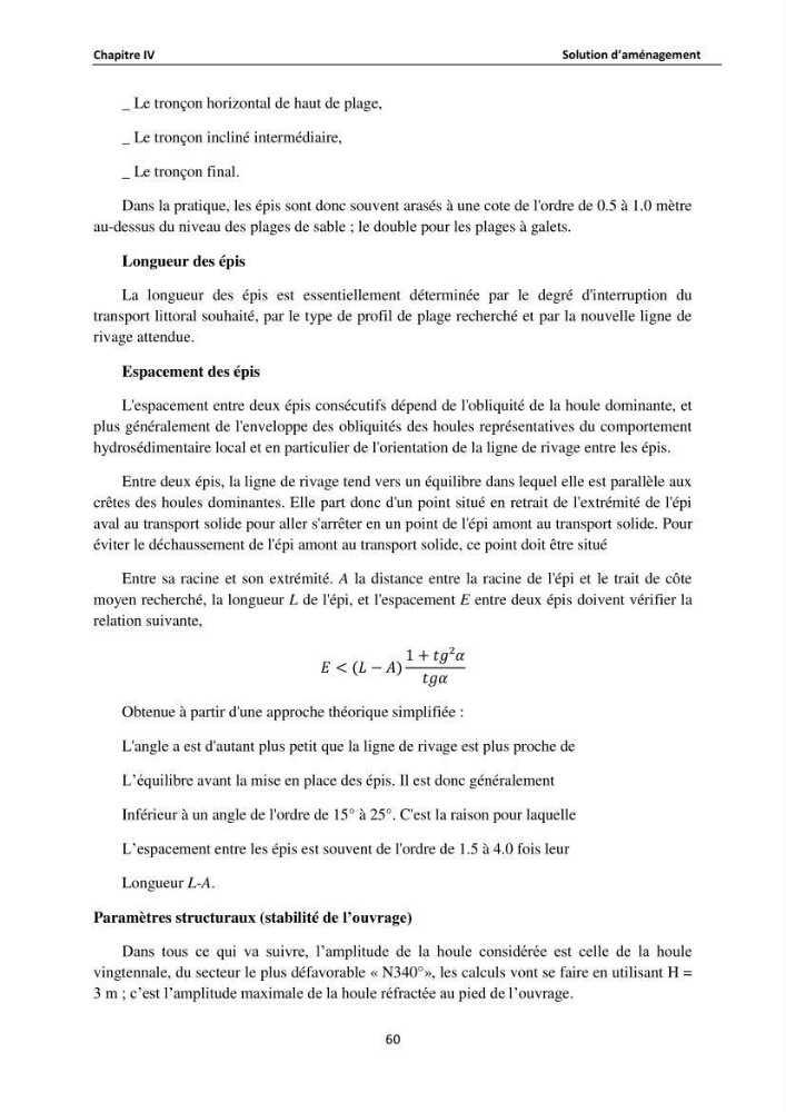 Etude de protection du rivage de Sidi Ghiles