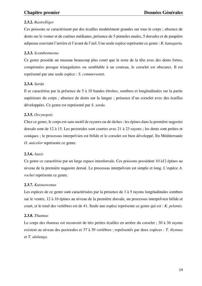 Contribution à l\'étude du régime alimentaire et la croissance de thonine Euthynnus alletteratus ( Rafinesque,1810) des côtes algériennes.: