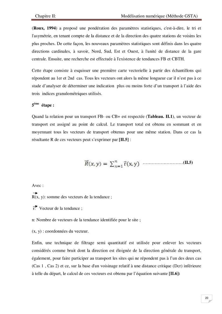 La méthode GSTA (grain size trend analysis) appliquée à la côte de Stora-Skikda