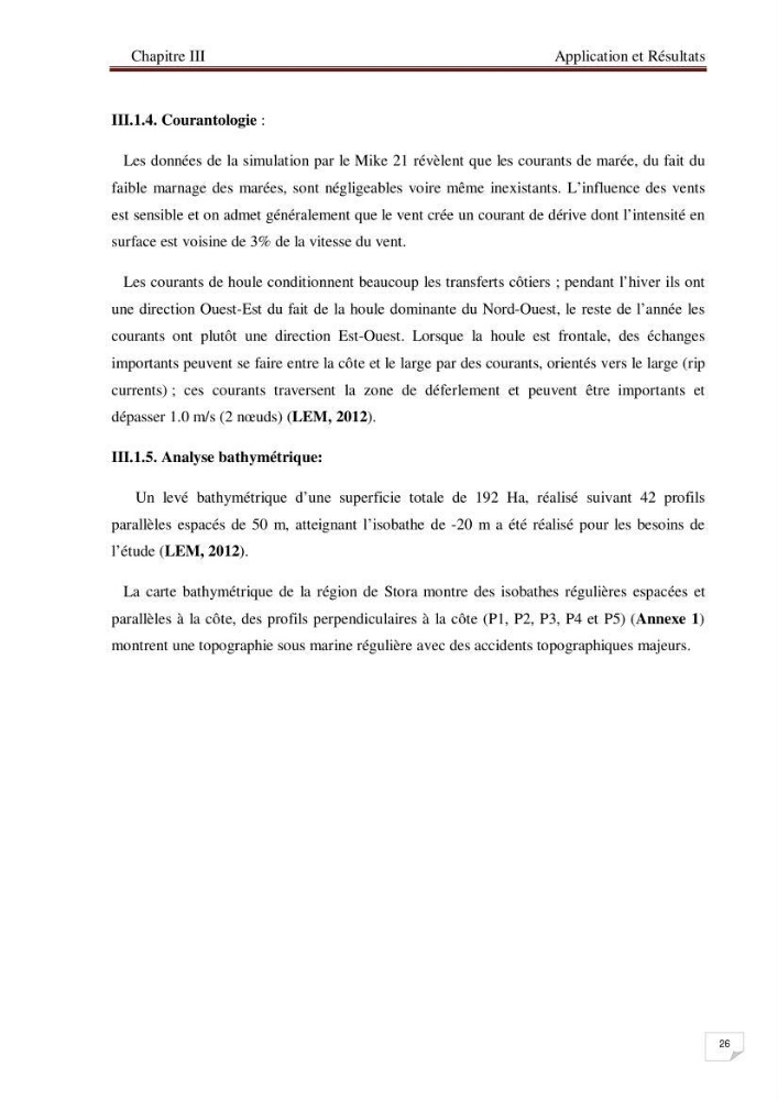 La méthode GSTA (grain size trend analysis) appliquée à la côte de Stora-Skikda