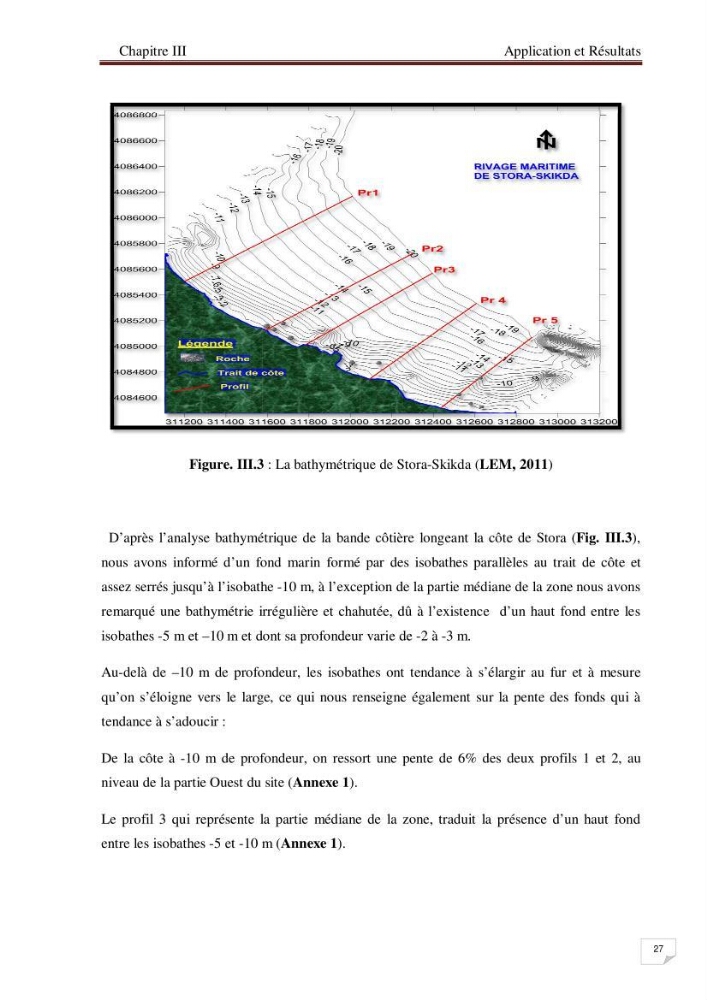 La méthode GSTA (grain size trend analysis) appliquée à la côte de Stora-Skikda