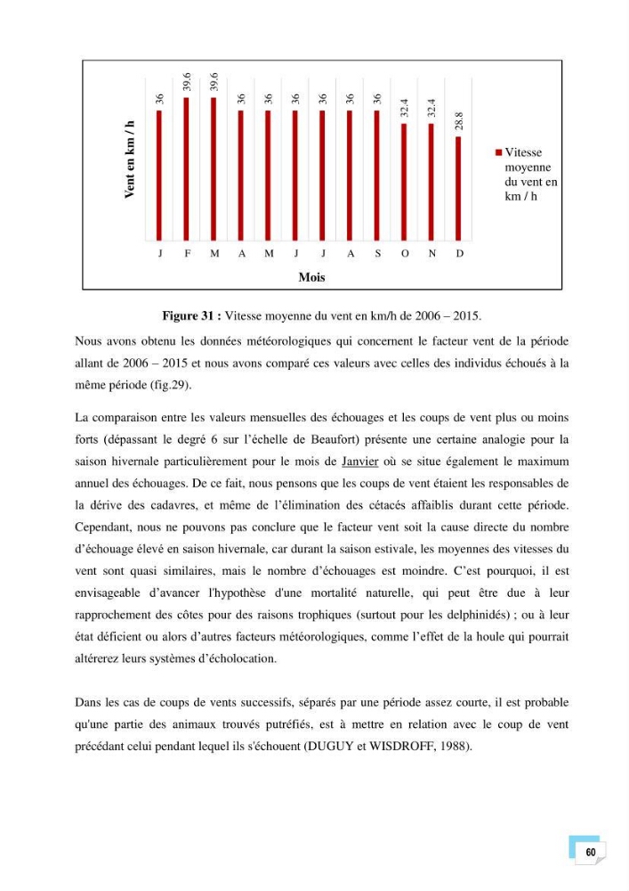 Bilan des échouages de cetacés dans le centre Algérien