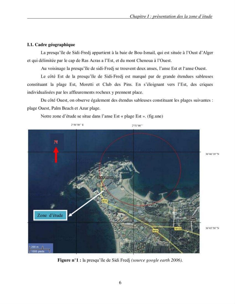 L\'étude des contraintes critiques de cisaillement pour la mise en mouvement des sédiments (entre les isobathes -20 et 35 m) sous l\'action de courants mesurés au niveau de la plage Est de Sidi Fredj