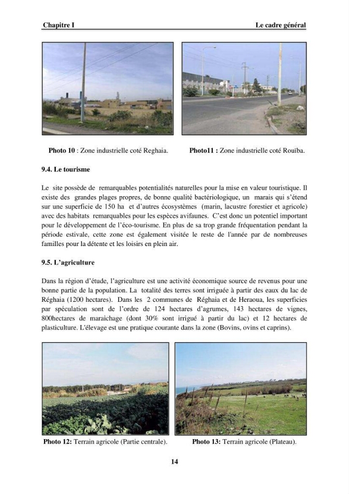 Approche intégrée d\'un littoral sableux spécifique dans le cadre du (Plan GIZC de Réghaia)