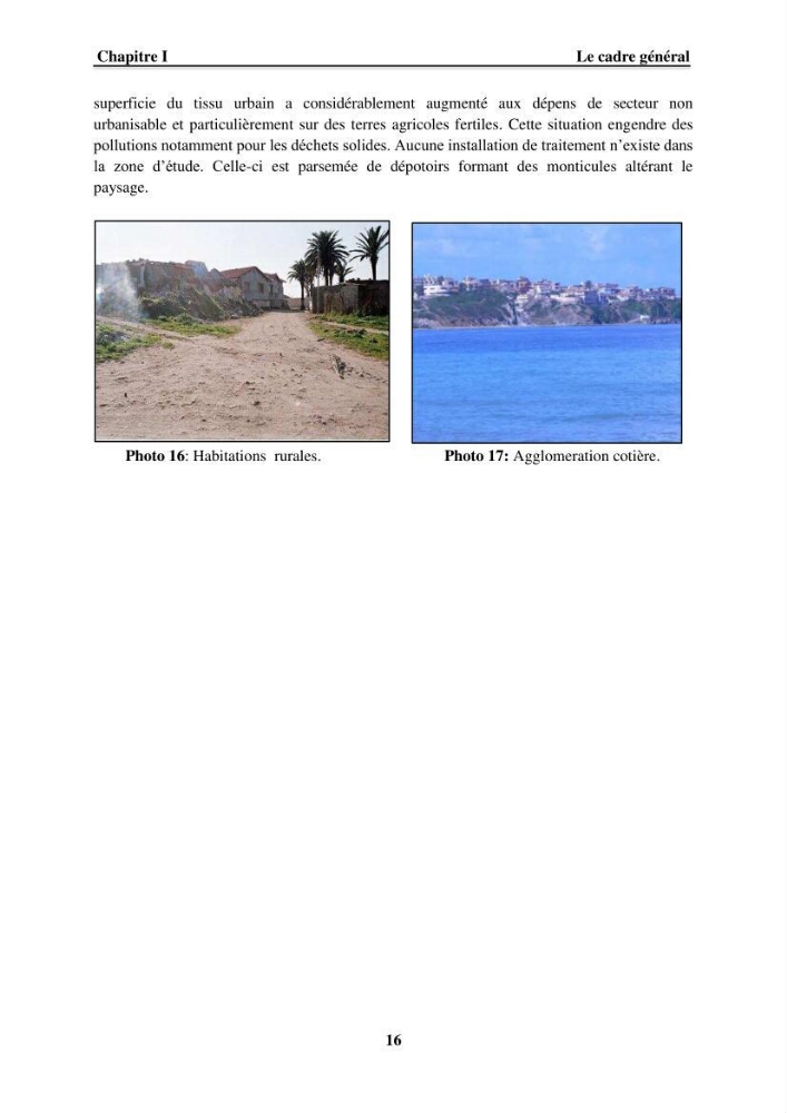 Approche intégrée d\'un littoral sableux spécifique dans le cadre du (Plan GIZC de Réghaia)