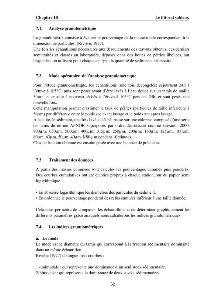 Approche intégrée d\'un littoral sableux spécifique dans le cadre du (Plan GIZC de Réghaia)