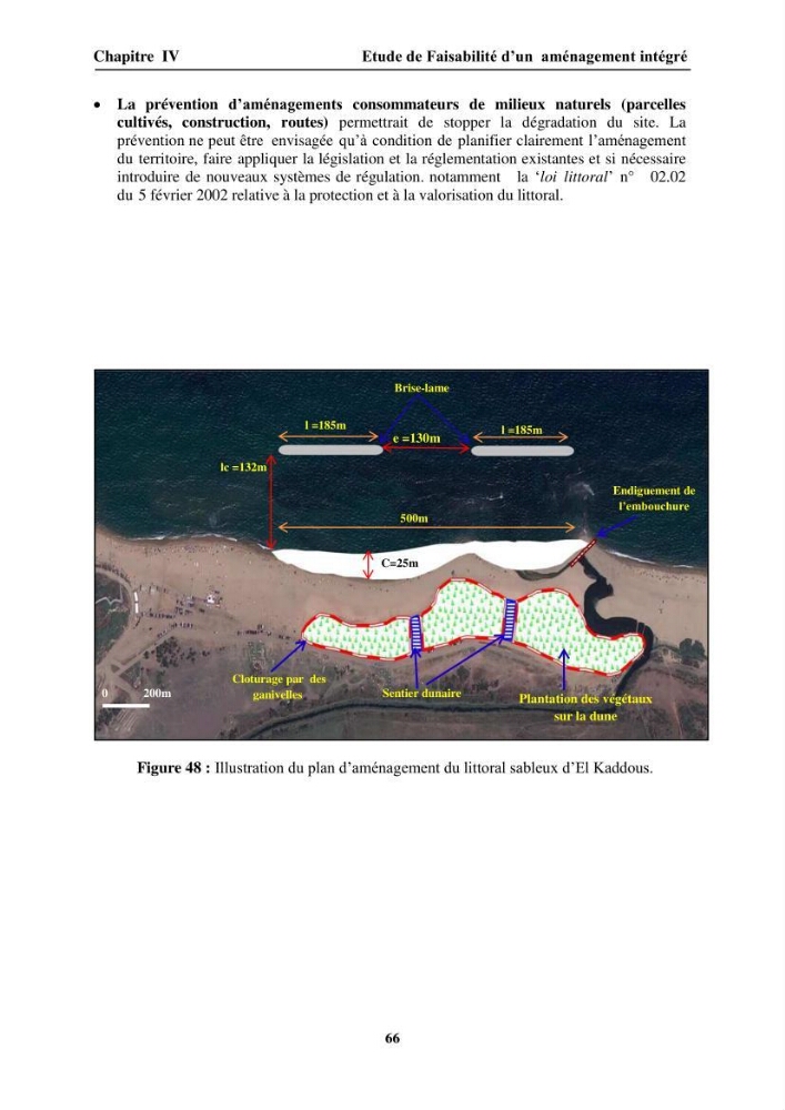 Approche intégrée d\'un littoral sableux spécifique dans le cadre du (Plan GIZC de Réghaia)