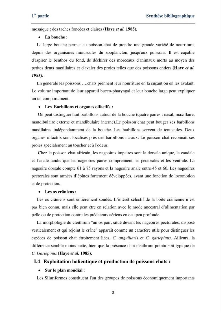 Fabrication des conserves alimentaires à partir du poisson chat africain Clarias gariepinus (Bruchell, 1822) et contribution à la valorisation des coproduits générés: