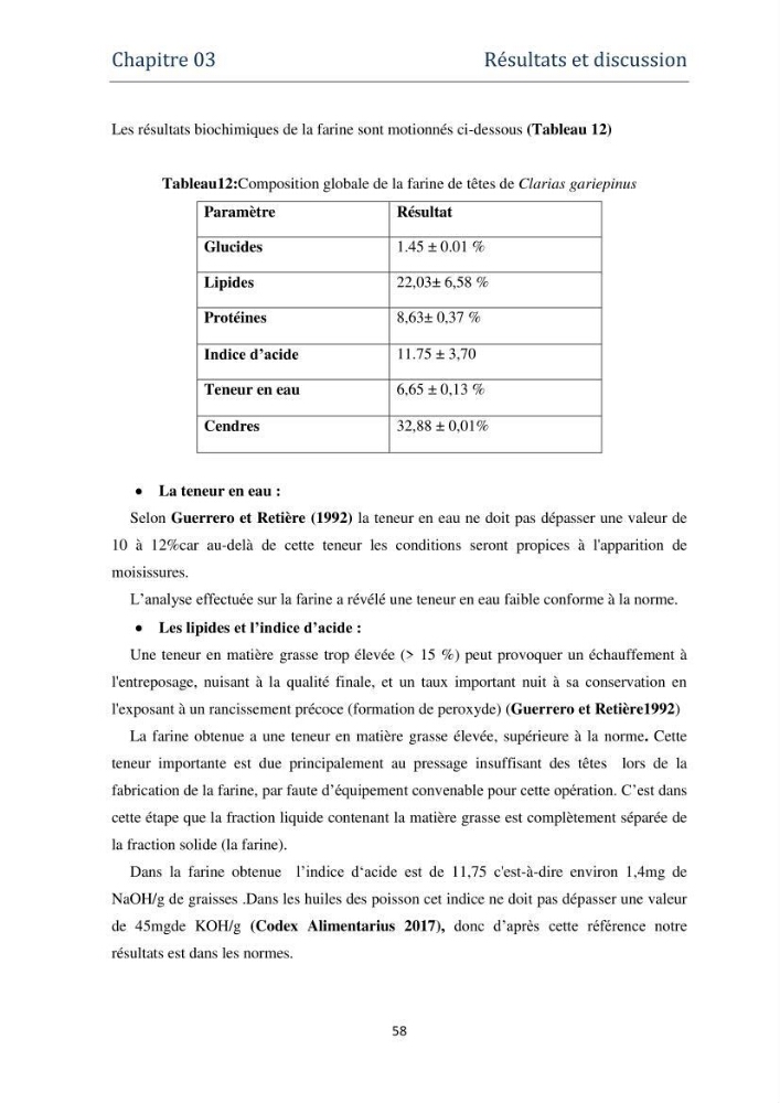 Fabrication des conserves alimentaires à partir du poisson chat africain Clarias gariepinus (Bruchell, 1822) et contribution à la valorisation des coproduits générés: