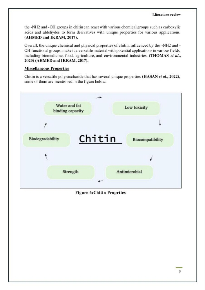 Chitin, Chitosan production using marine waste sources characteristics and applications