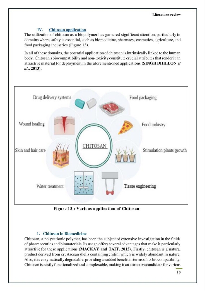 Chitin, Chitosan production using marine waste sources characteristics and applications