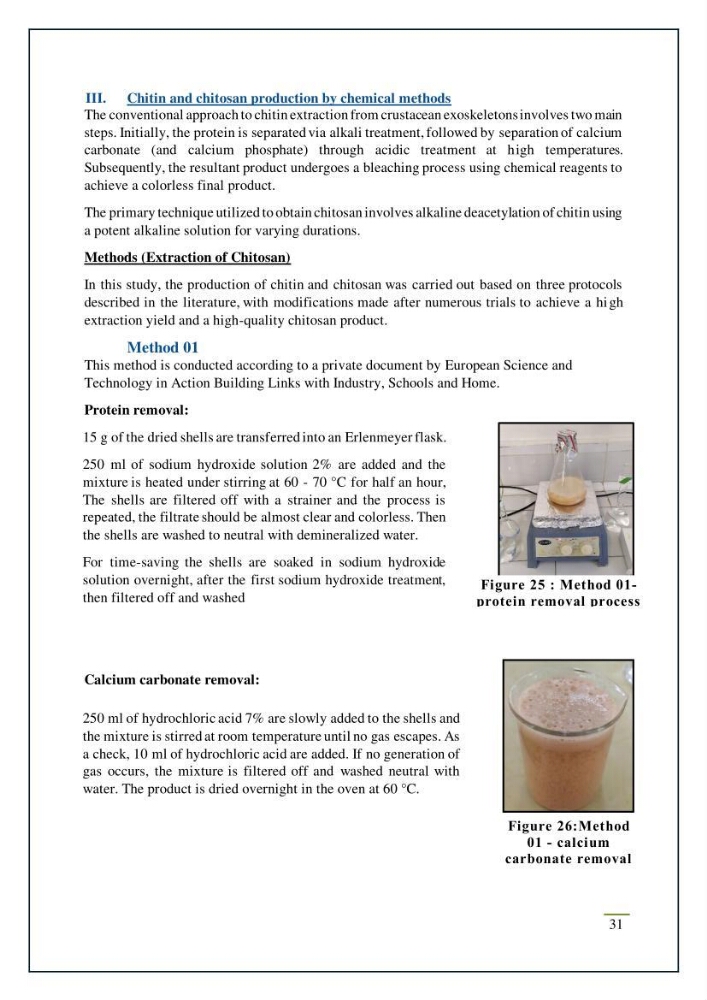 Chitin, Chitosan production using marine waste sources characteristics and applications