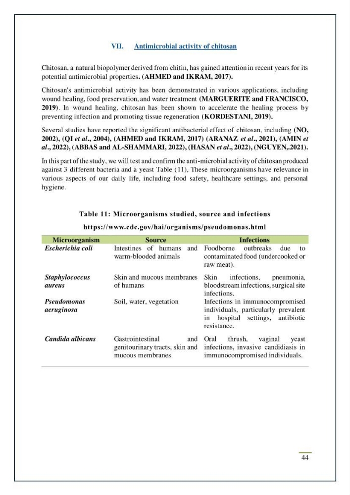 Chitin, Chitosan production using marine waste sources characteristics and applications