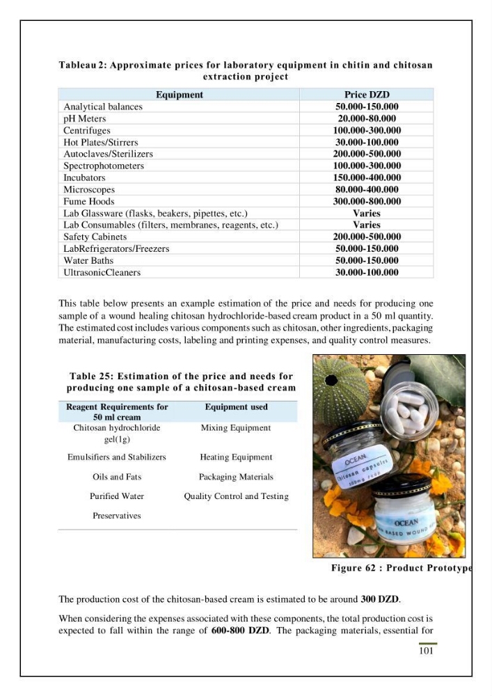 Chitin, Chitosan production using marine waste sources characteristics and applications
