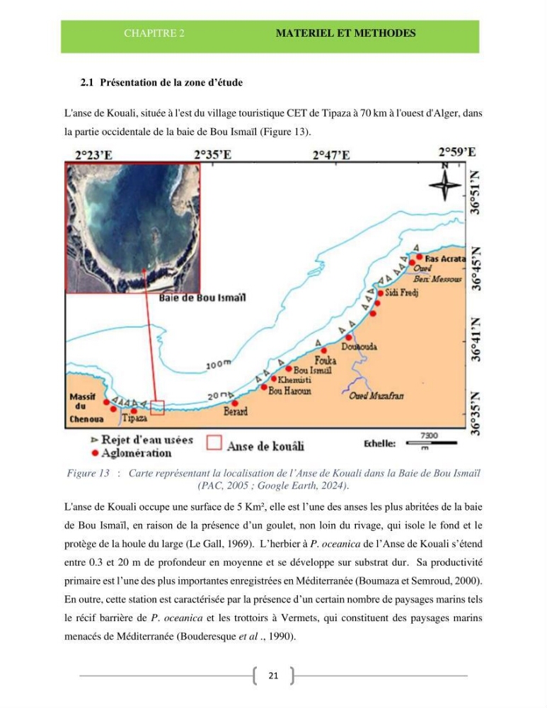 Le récif barrière de l’anse de kouali: cartographie, biométrie et essai de restauration