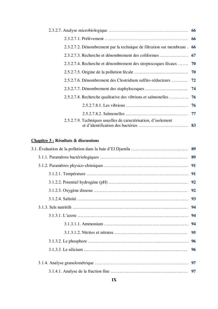 Evaluation de la qualité du mileu marin dans la baie d\'el djamila en vue de la mise en place d\'un réseau de surveillance