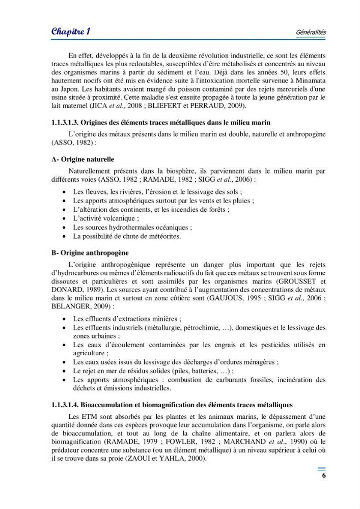 Evaluation de la qualité du mileu marin dans la baie d\'el djamila en vue de la mise en place d\'un réseau de surveillance