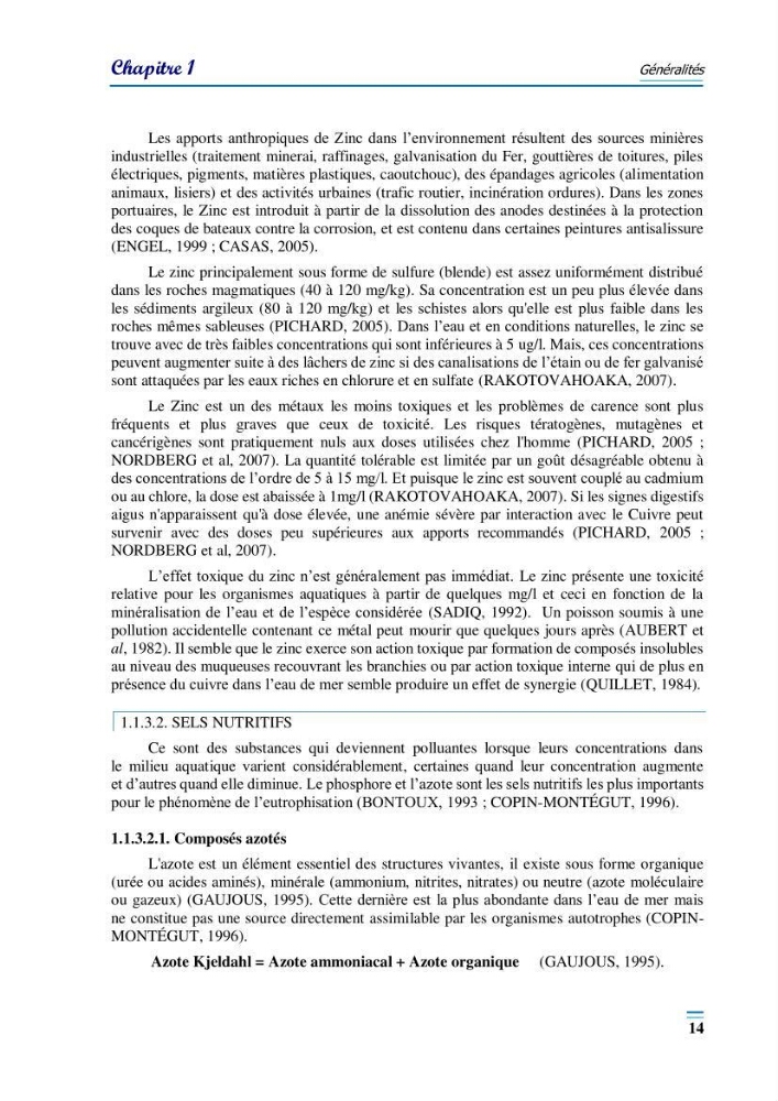 Evaluation de la qualité du mileu marin dans la baie d\'el djamila en vue de la mise en place d\'un réseau de surveillance