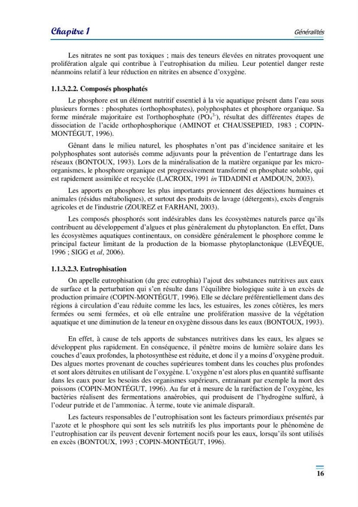 Evaluation de la qualité du mileu marin dans la baie d\'el djamila en vue de la mise en place d\'un réseau de surveillance