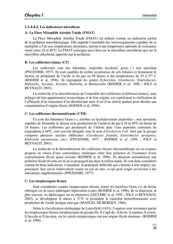 Evaluation de la qualité du mileu marin dans la baie d\'el djamila en vue de la mise en place d\'un réseau de surveillance