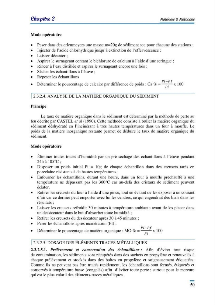 Evaluation de la qualité du mileu marin dans la baie d\'el djamila en vue de la mise en place d\'un réseau de surveillance