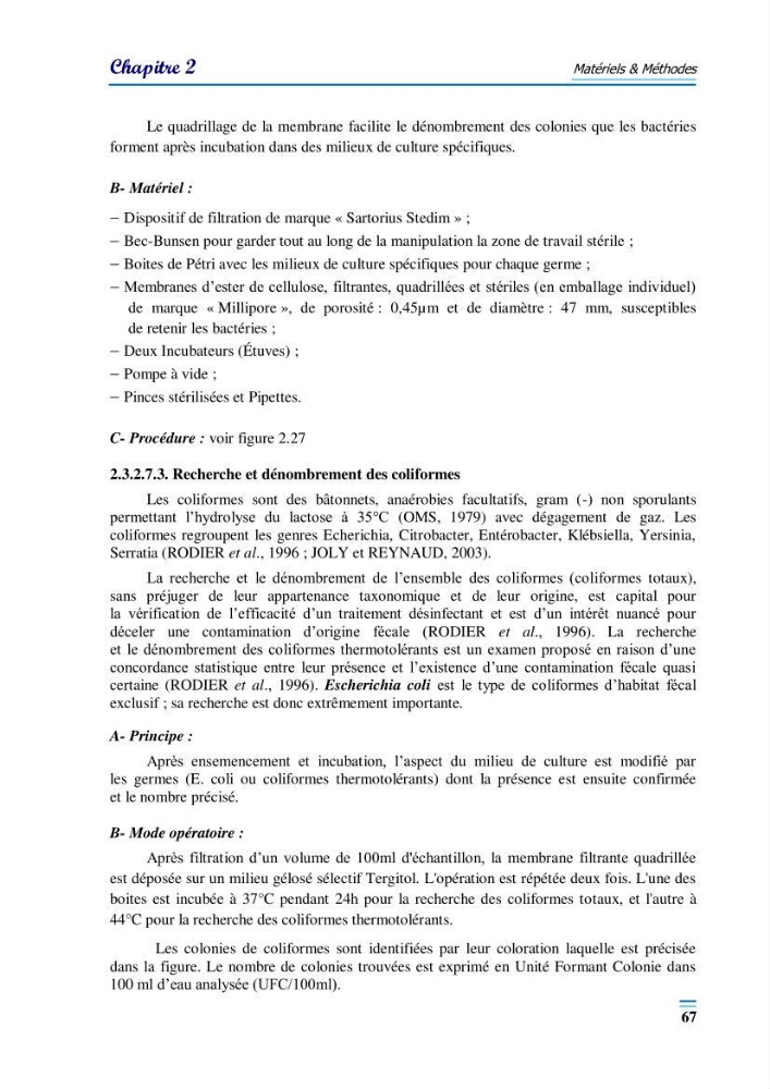 Evaluation de la qualité du mileu marin dans la baie d\'el djamila en vue de la mise en place d\'un réseau de surveillance