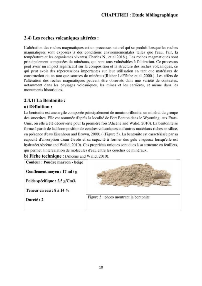 Étude géologique de l\'altération des roches magmatiques au milieu littoral de la plage d\'El Hamdania ( wilaya de Tipaza )