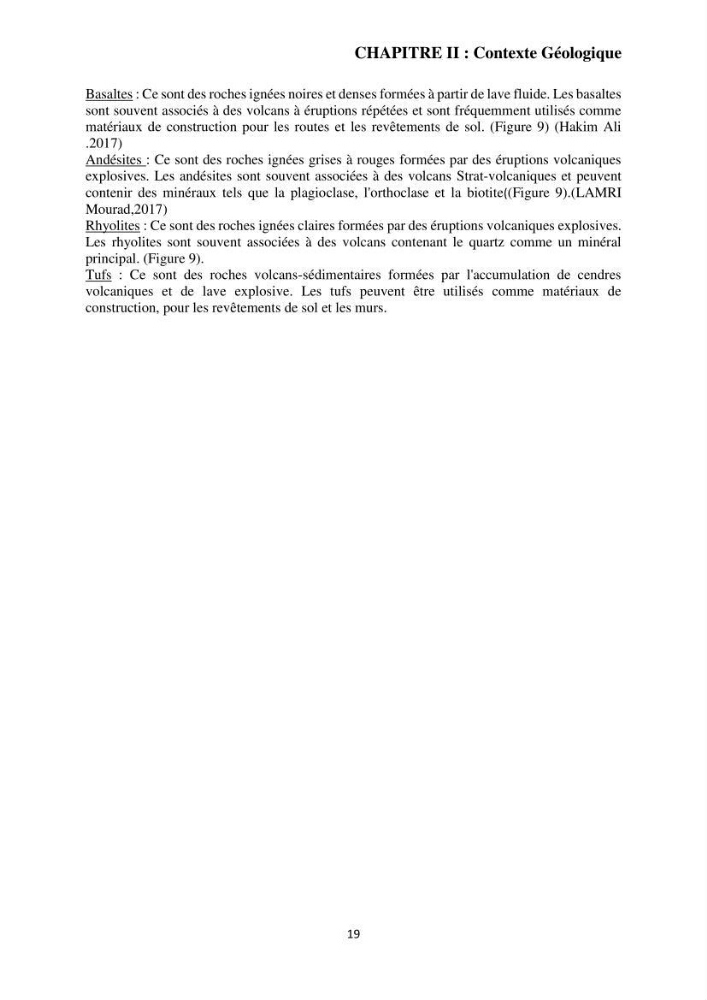 Étude géologique de l\'altération des roches magmatiques au milieu littoral de la plage d\'El Hamdania ( wilaya de Tipaza )